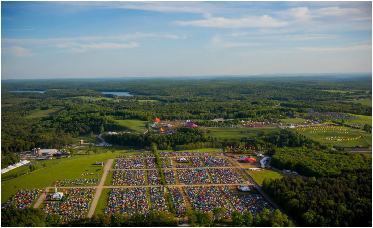 Mysteryland USA Aerial View.