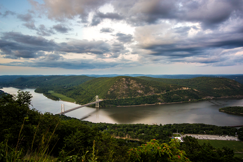 View of the Hudson River from Bear Mountain State Park, by John Morzen.