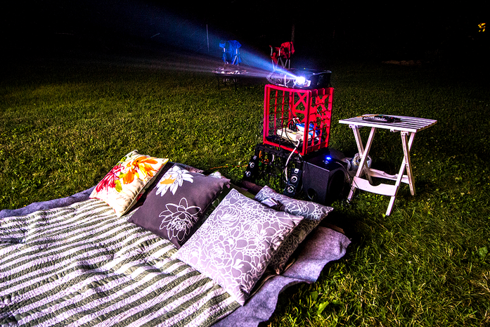 Creating an Outdoor Movie Theater