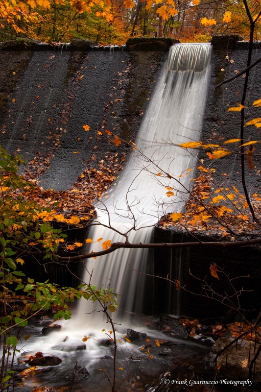 Gentle Falls at Cascade Lake in the Autumn, by Frank Guarnuccio.