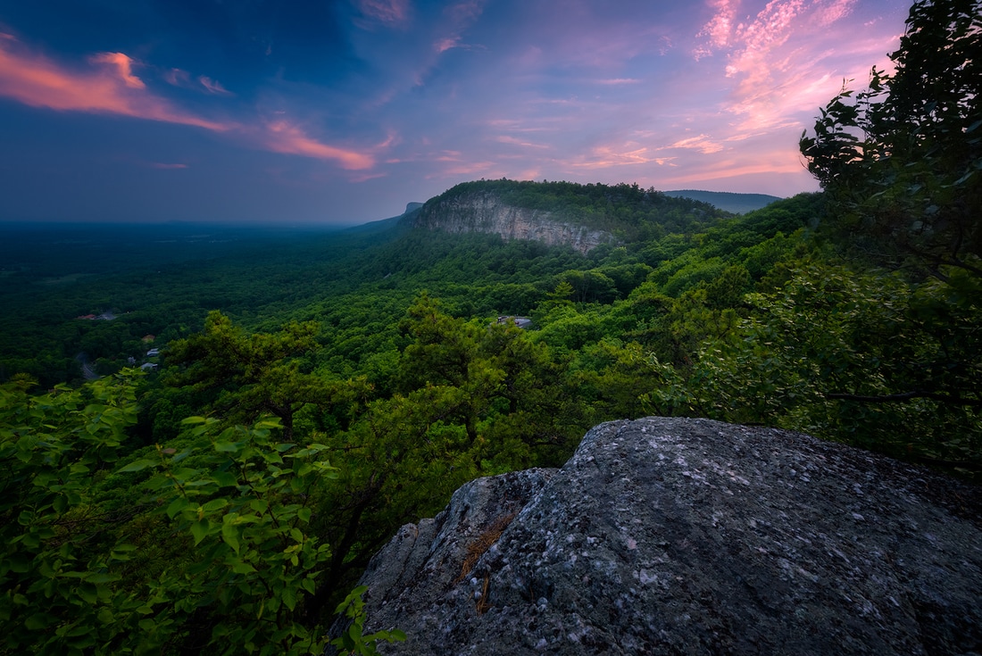 Millbrook Ridge, from West Trapps at Mohonk Preserve, by Gerald Berliner.